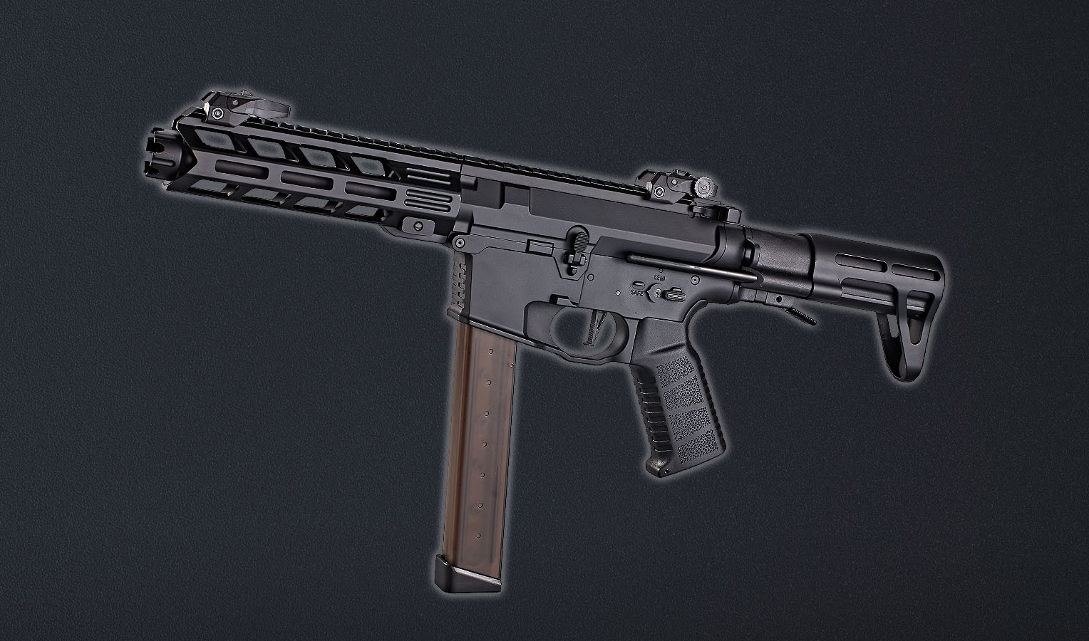Electric powered  rifle, hop up function, metal receiver