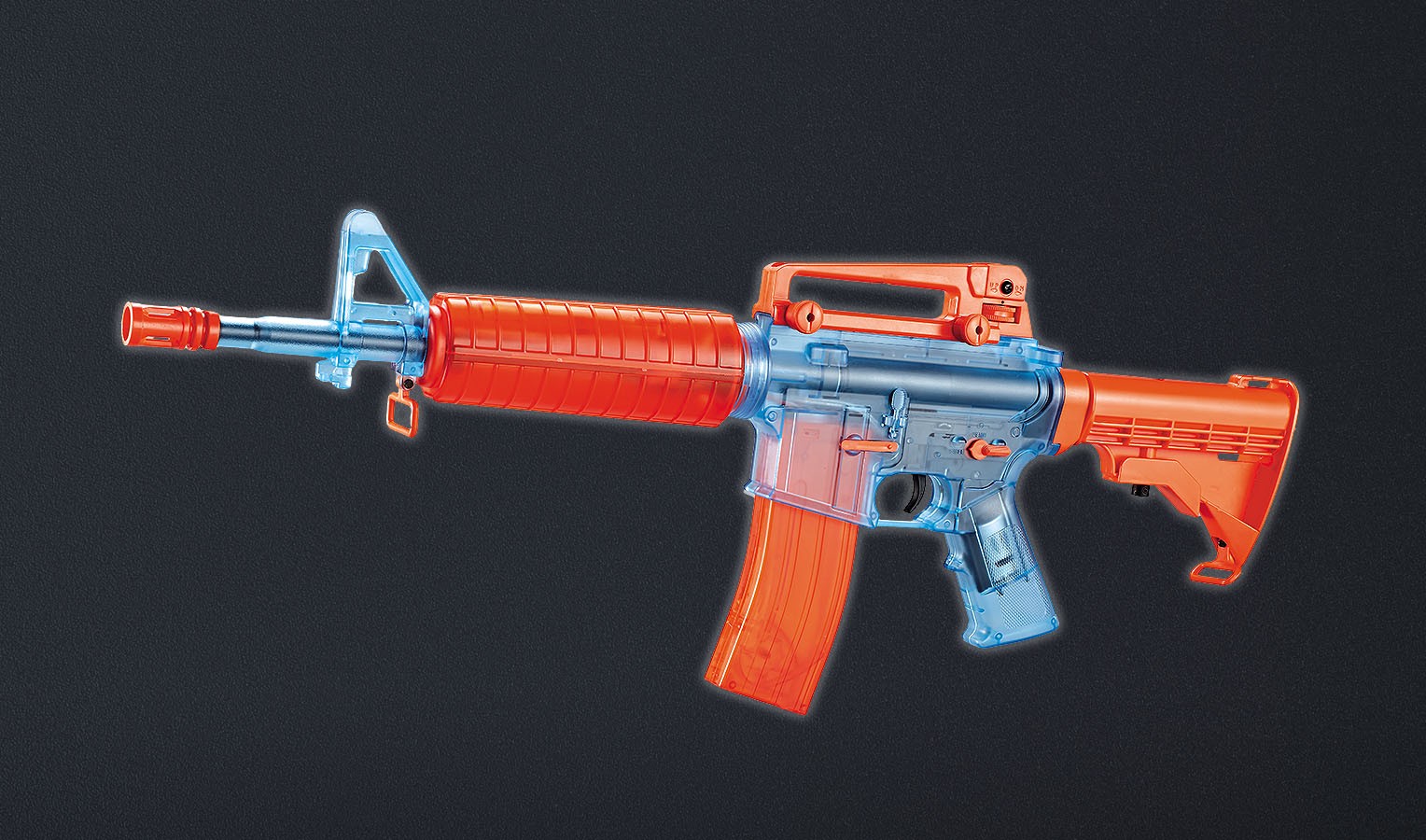 Electric powered auto & semi auto rifle,  plastic receiver