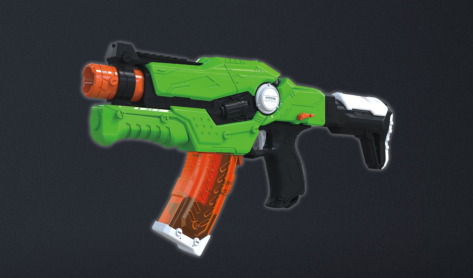 Electric powered auto &  semi auto rifle, plastic receiver